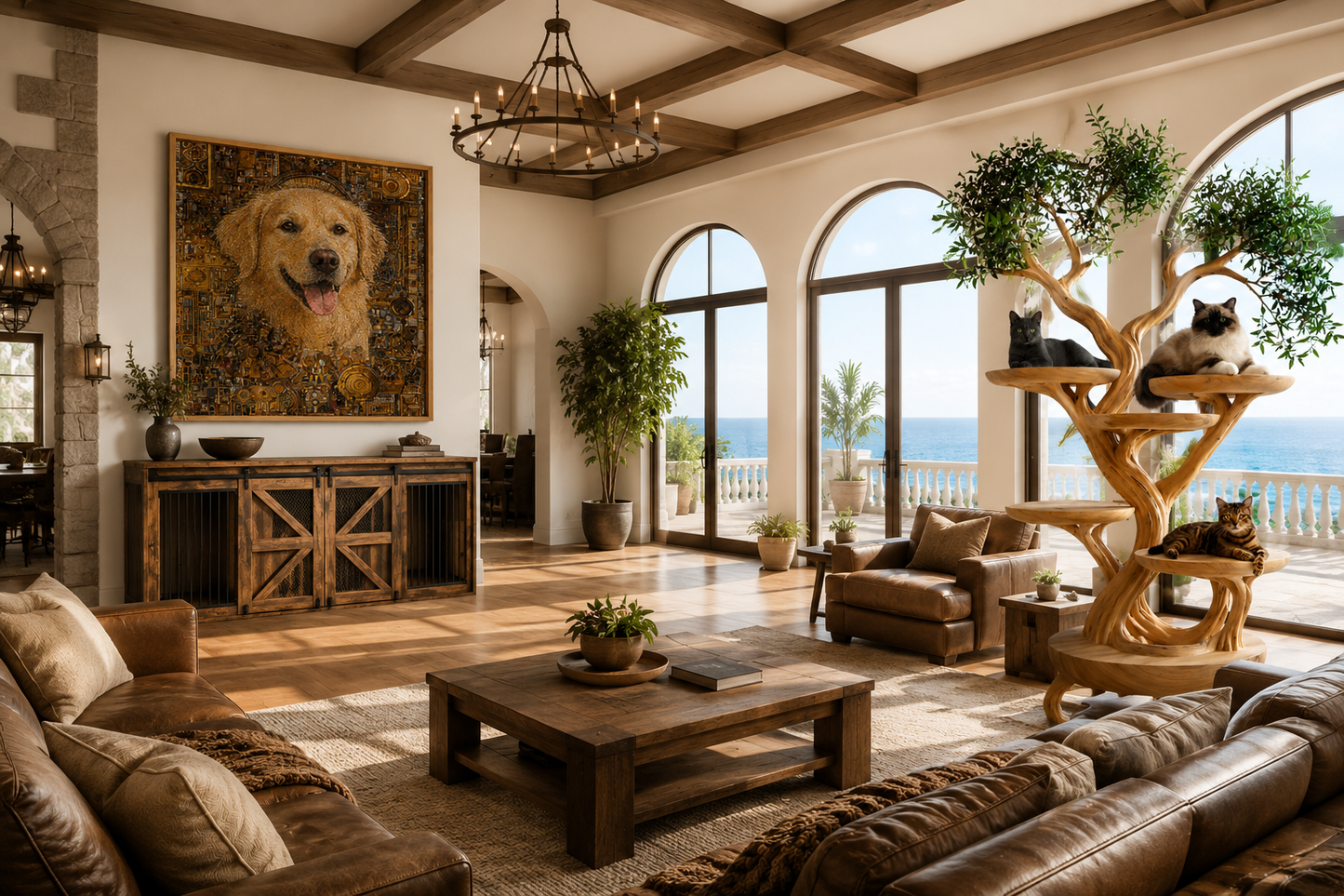 The Chateau Handcrafted Luxury Cat Tree