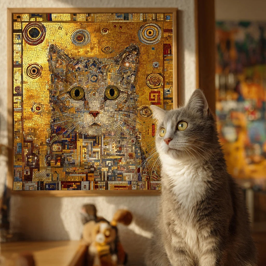 The Gilded Companion Heirloom Portrait