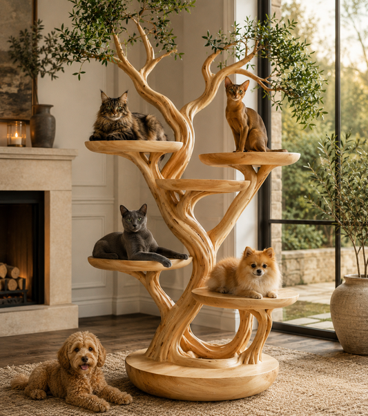 The Chateau Handcrafted Luxury Cat Tree