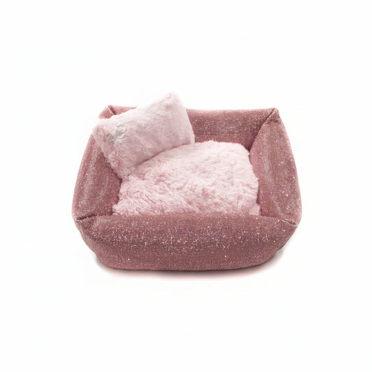 Imperial Crystal Dog Bed – Luxury Rhinestone Collection