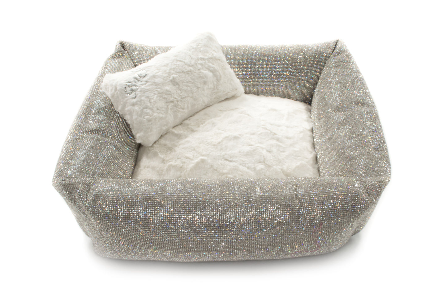 Imperial Crystal Dog Bed – Luxury Rhinestone Collection