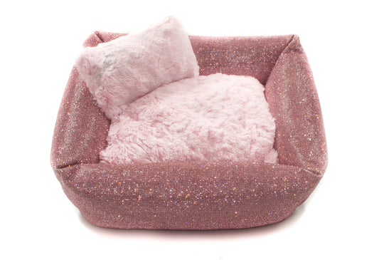 Imperial Crystal Dog Bed – Luxury Rhinestone Collection