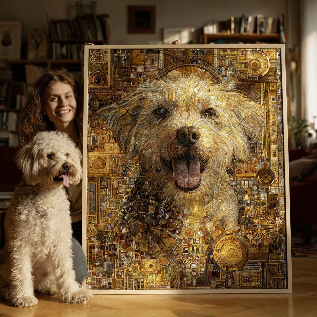 The Gilded Companion Heirloom Portrait