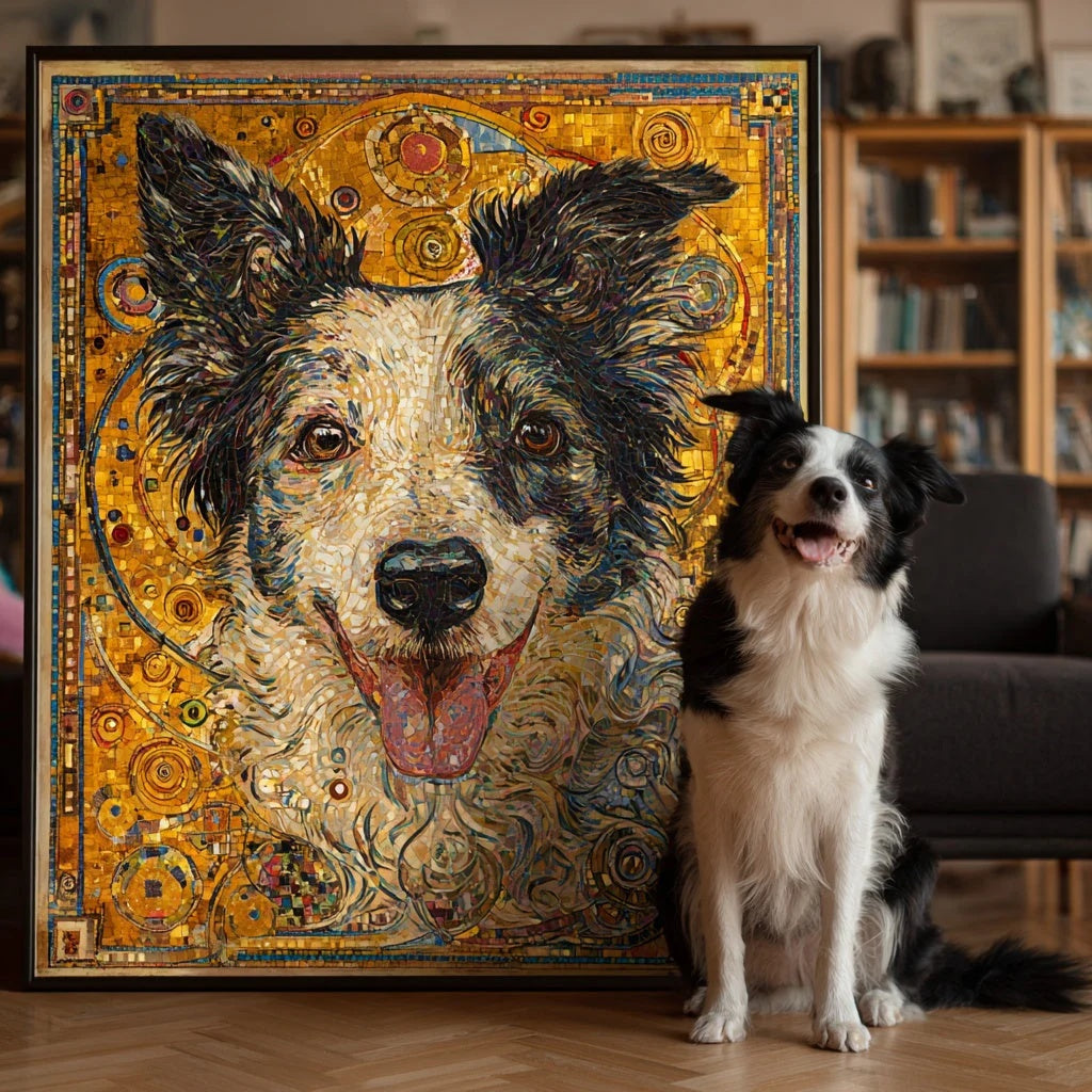 The Gilded Companion Heirloom Portrait