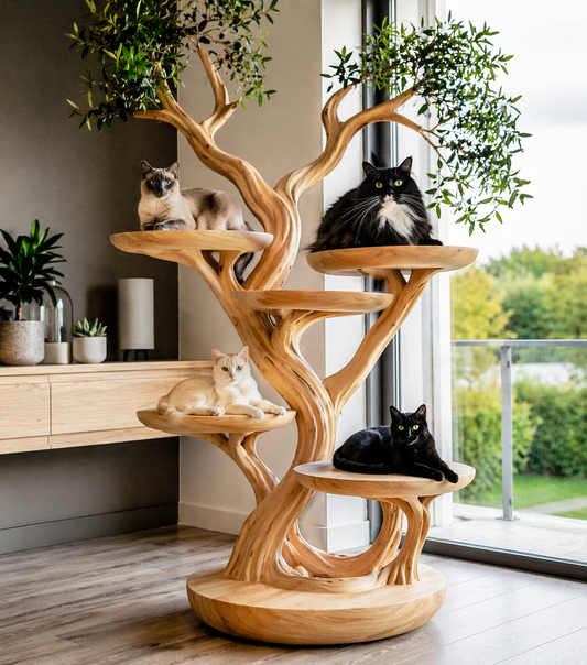 The Manor Handcrafted Luxury Cat Tree
