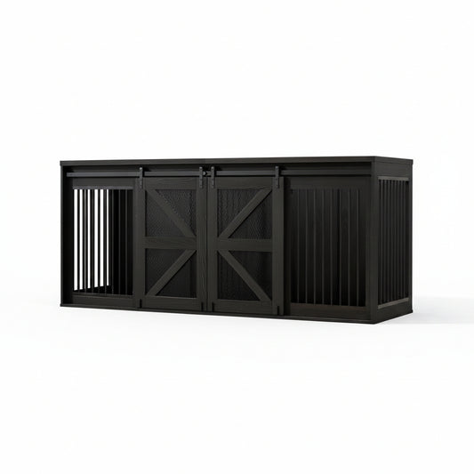 Midnight dog crate
