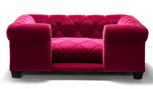 Custom Velvet Dog Sofa