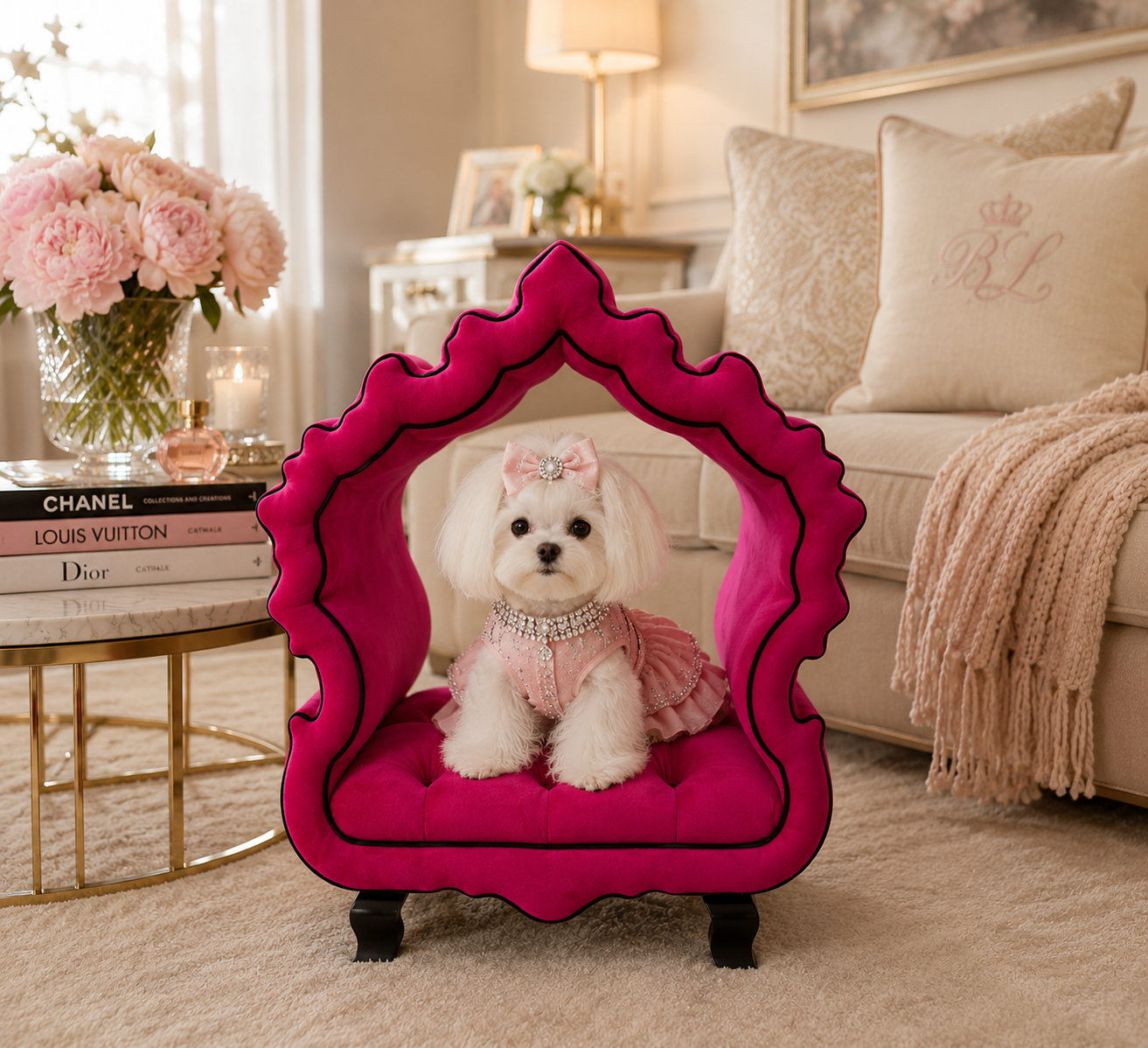 The Royale Fuchsia Throne