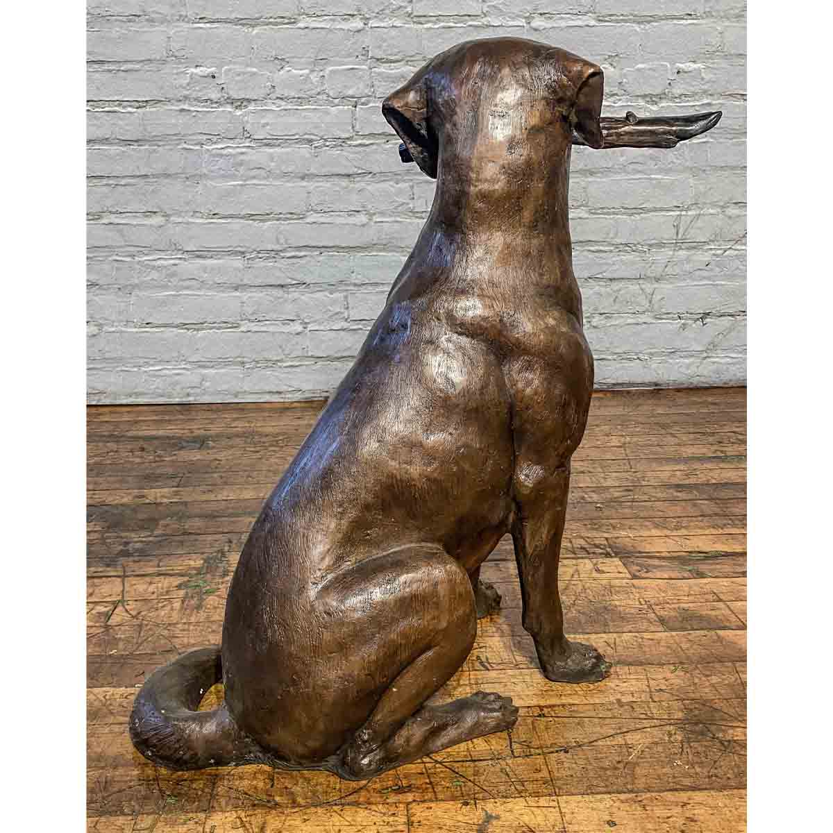 Bailey Bronze Labrador Sculpture